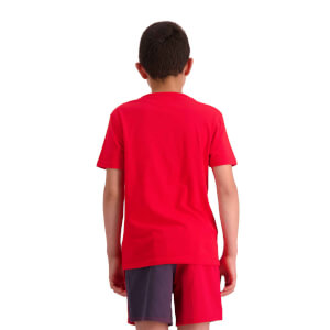 Kids of NZ Print T-Shirt in Red