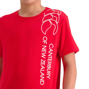 Kids of NZ Print T-Shirt in Red
