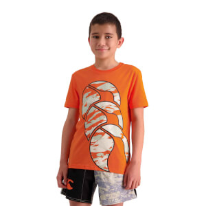 Kids Militia Short Sleeve T-Shirt in Orange