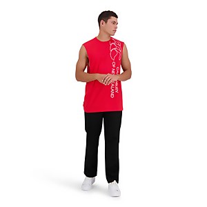 MENS OF NZ SINGLET - RED