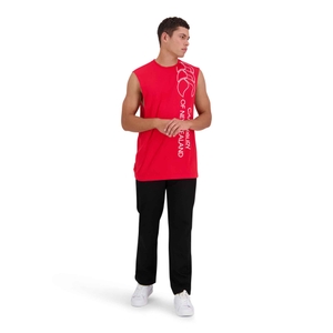 Mens of NZ Singlet in Red