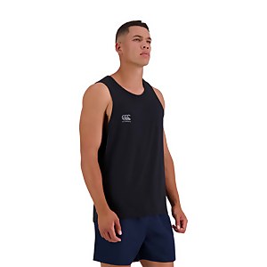 CANTERBURY Men's VAPODRI SHORT SLEEVE TEMPO SINGLET - BLACK