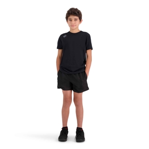 KIDS VAPODRI SHORT SLEEVE TEMPO T-SHIRT - BLACK