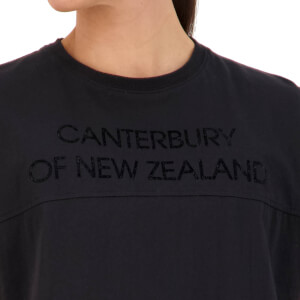 Womens of NZ Crop T-Shirt in Black