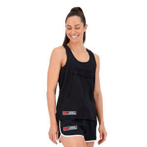 Womens of NZ Singlet in Black-8