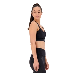 WOMEN'S VAPODRI TEMPO CROP TOP IN BLACK