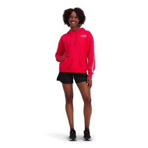 Womens of NZ Over Head Hoodie in Red