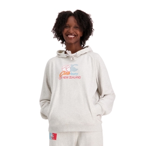Womens The Clash Hoodie in Grey-6