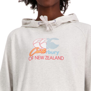 WOMENS THE CLASH HOODIE - GREY