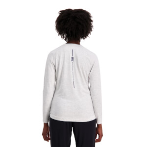 Womens Militia Flow Long Sleeve Top in Grey