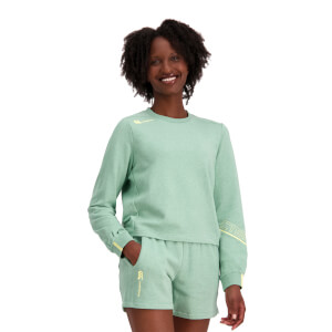 WOMENS VAPODRI FORMATION CREW SWEATSHIRT - GREEN