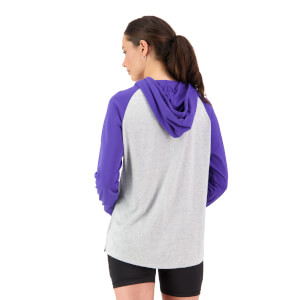 Womens Uglies Long Sleeve Hood T-Shirt in Blue