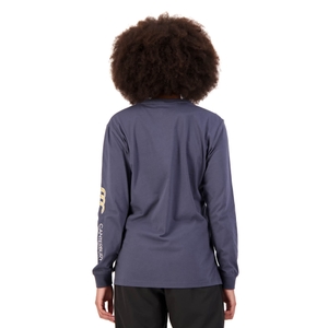 WOMENS OF NZ LONG SLEEVE T-SHIRT IN GREY