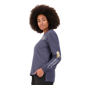 WOMENS OF NZ LONG SLEEVE T-SHIRT IN GREY