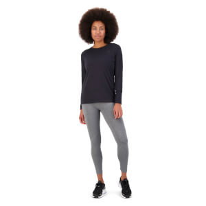 Womens Militia Long Sleeve T-Shirt in Black