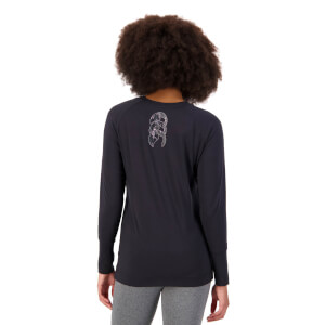 Womens Militia Long Sleeve T-Shirt in Black