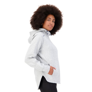 Womens Vapodri Formation Over Head Hoodie in Grey