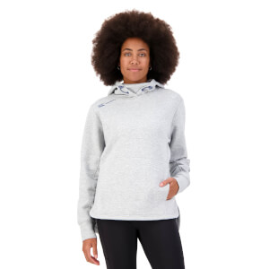 Womens Vapodri Formation Over Head Hoodie in Grey-8