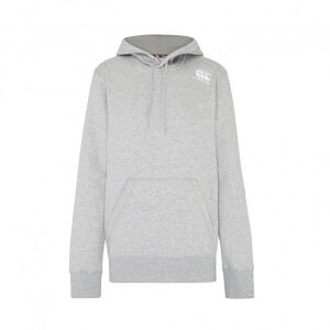 WOMENS CORE OVER HEAD HOODIE - MARLE GREY