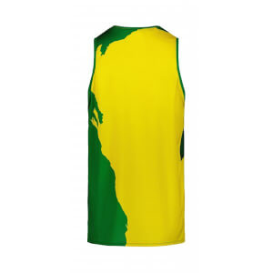 MENS KANGAROOS REPLICA TRAINING SINGLET - YELLOW