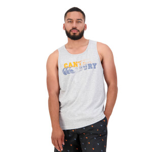 MENS FUNDAMENTALS SINGLET IN GREY MARL-S
