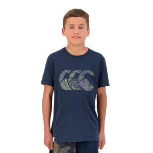 KIDS MILITIA LOGO T-SHIRT - BLACK - 12YR