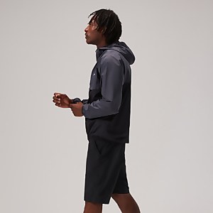 Men's Corbeck Windproof Jacket - Grey / Black