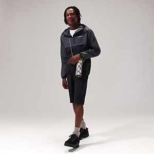 Men's Corbeck Windproof Half Zip Jacket Gry/Blk - Xs