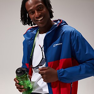 Men's Corbeck Windproof Jacket Blu/Red - Xs