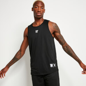 Ribbed Basketball Vest – Black