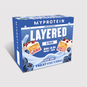 Myprotein Layer Bar, Blueberry Yoghurt, 6 x 60g (ALT)