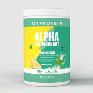 Myprotein Alpha Pre Workout Blend, Nimbu Pani, 30 Servings (IND)