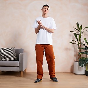 Men's Panel Trousers Orange - 28