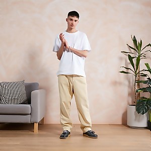 Men's Ecru Cord Trouser - 28