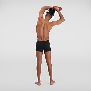 Herren Tech Panel Aquashorts in Schwarz/Blau