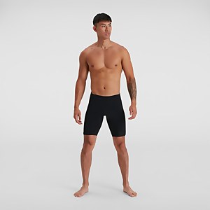 Herren Tech Panel Schwimmhose in Schwarz/Blau - 26