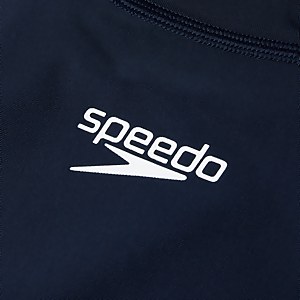 T-shirt rashguard Femme Essential Manches longues bleu marine/blanc