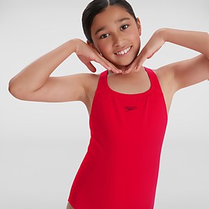 Girls' Endurance+ Medalist Swimsuit Red