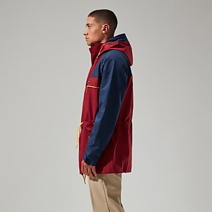 Unisex Tempest 89 Waterproof Jacket - Dark Red / Dark Blue