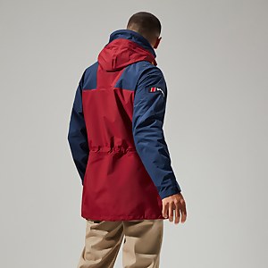 Unisex Tempest 89 Waterproof Jacket - Dark Red / Dark Blue