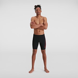 Men's Boom Logo Placement Jammer Black/Red - 26