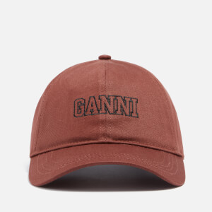 Ganni Software Logo-Embroidered Organic Cotton Baseball Cap | Coggles