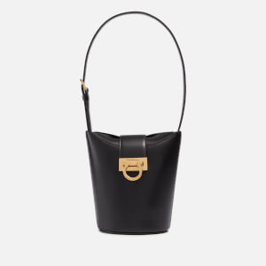 Ferragamo gancini deals bucket bag