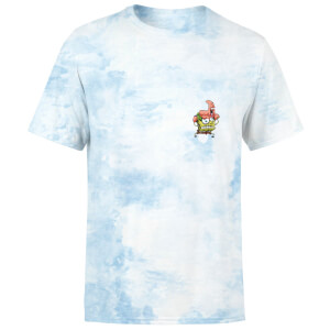 Blue tie dye spongebob shirt clearance