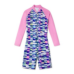 All in One Sun Suit - Pink | Size 5-6