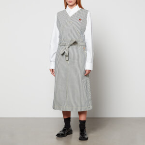 KENZO Striped Denim Midi Dress - XS | Coggles