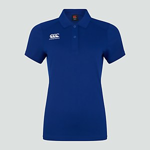 Womens Club Dry Polo Shirt Blue