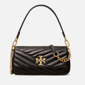 Tory Burch Small Kira Chevron Convertible Shoulder Bag Black Women