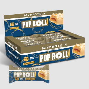 Myprotein Pop Rolls, Golden Caramel, 12 x 27g