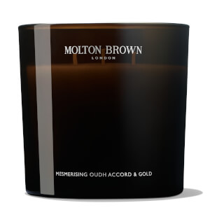 Molton Brown Mesmerising Oudh Accord and Gold Luxury Scented Triple Wick Candle 600g